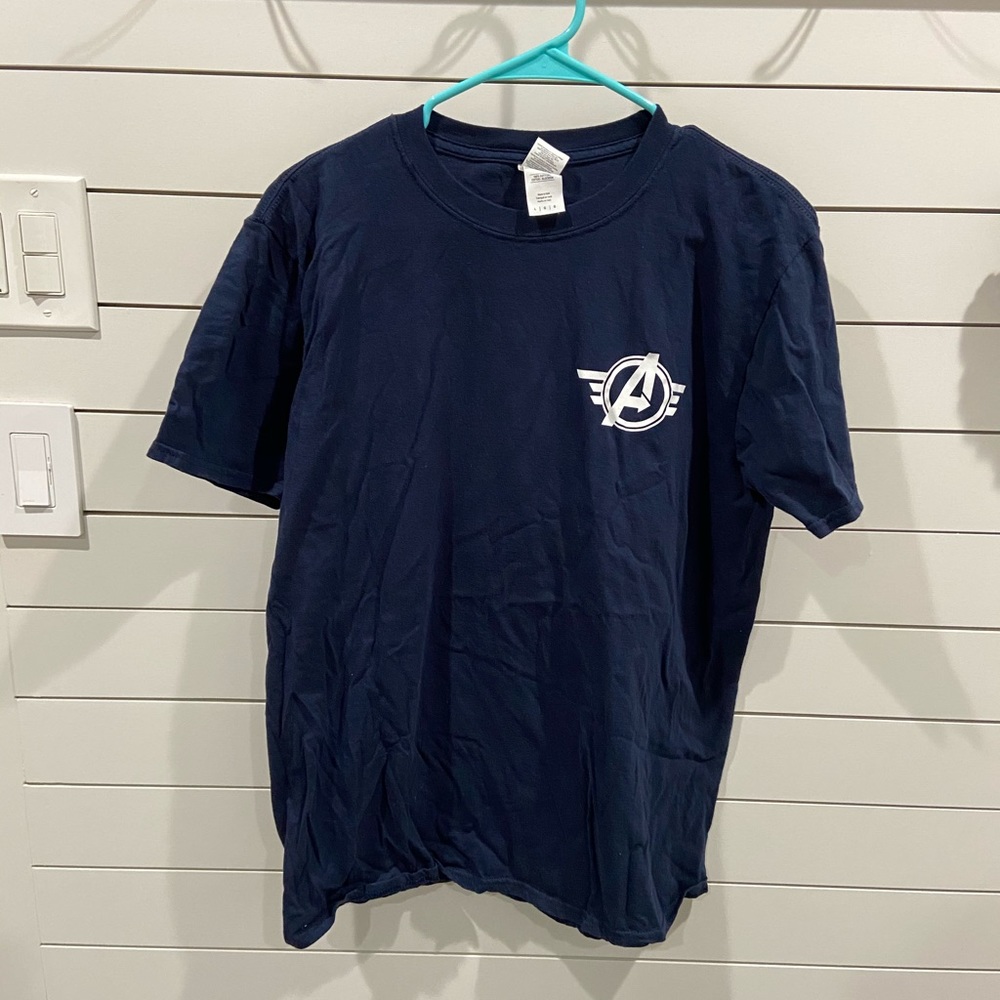 Marvel Avengers Symbol Soft Style Navy T Shirt